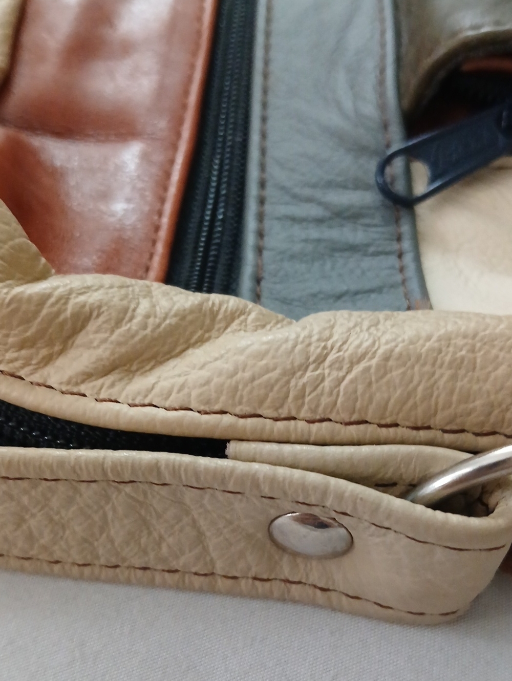 Vintage Patchwork Leather Purse - Picture 11 of 11